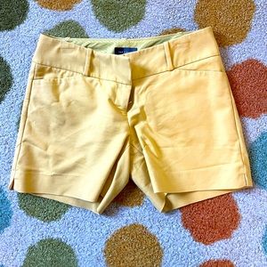 THE LIMITED Yellow Shorts Size 2